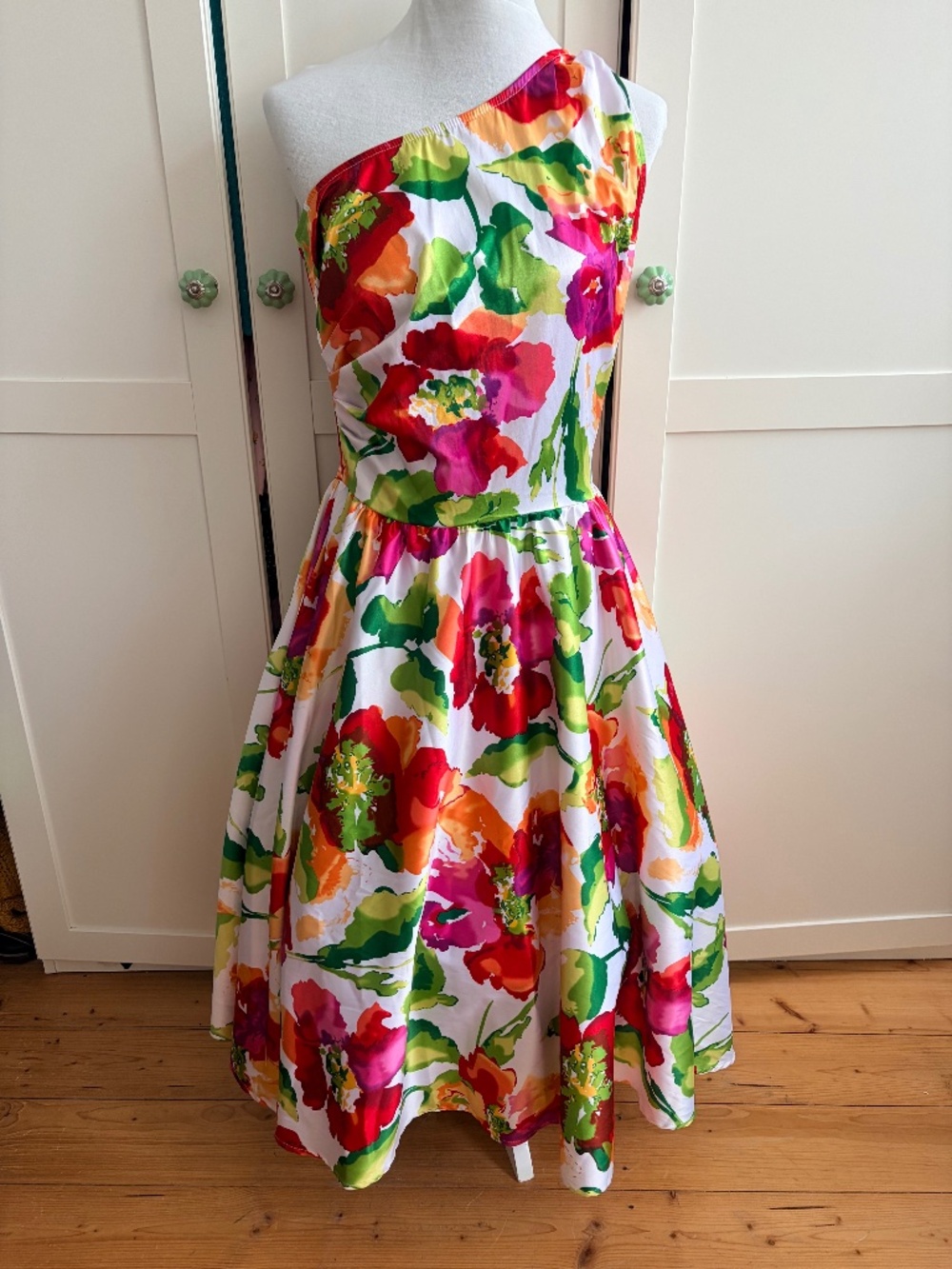 Stop Staring dress XL one shoulder floral new